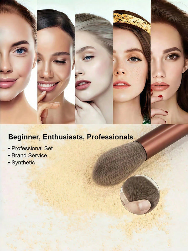 13Pcs Makeup Brush Set Soft Fluffy Professional