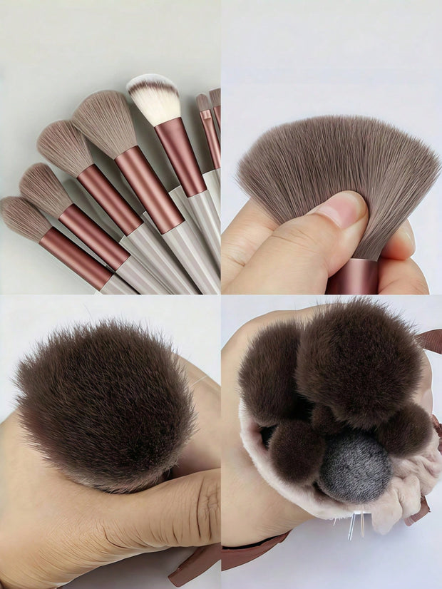 13Pcs Makeup Brush Set Soft Fluffy Professional