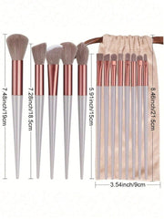 13Pcs Makeup Brush Set Soft Fluffy Professional
