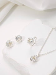 4pcs/set Twist Jewelry Set