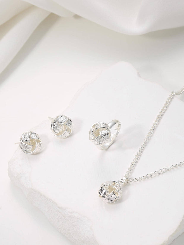 4pcs/set Twist Jewelry Set