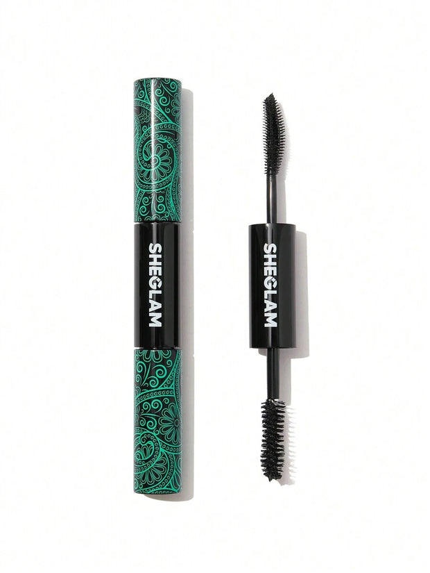 SHEGLAM All-In-One Volume & Length Mascara 2 In 1 Waterproof Volumizing Dual-Ended Brush