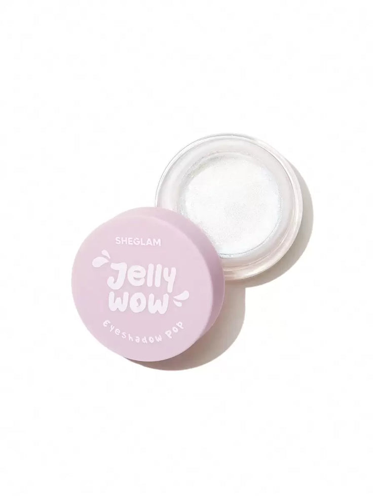SHEGLAM Jelly Wow Eyeshadow Pop-Delirious Long Lasting Glitter Eyeshadow Gel High Shine Blue Shimmer Ultra Pigmented