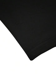 SHEIN ICON Asymmetrical Slim Fit T-Shirt With Chain Decoration