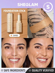 SHEGLAM Skin Magnet High Coverage Foundation Stick Long-Lasting Flawless Easy To Use Foundation Stick