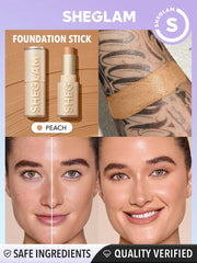 SHEGLAM Skin Magnet High Coverage Foundation Stick Long-Lasting Flawless Easy To Use Foundation Stick