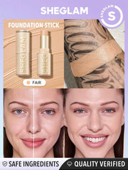 SHEGLAM Skin Magnet High Coverage Foundation Stick Long-Lasting Flawless Easy To Use Foundation Stick