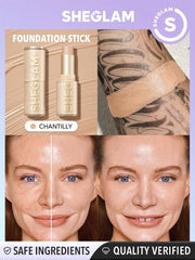 SHEGLAM Skin Magnet High Coverage Foundation Stick Long-Lasting Flawless Easy To Use Foundation Stick
