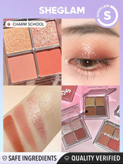 SHEGLAM Cosmic Crystal Eyeshadow Quad 4-Clolor Matte Glitter Eyeshadow