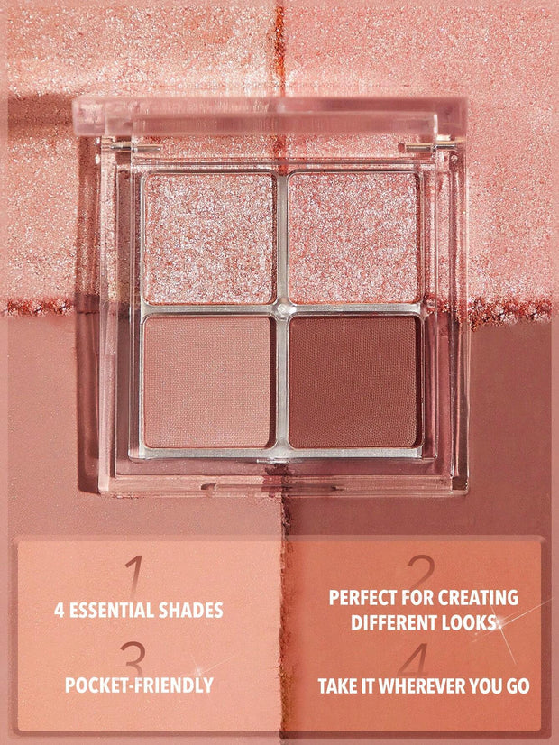 SHEGLAM Cosmic Crystal Eyeshadow Quad 4-Clolor Matte Glitter Eyeshadow