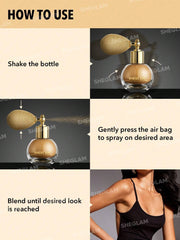 SHEGLAM Go Go Glow Highlighting Body Mist-Frosted Opal Body Glitter Powder Spray High-Shine Finish