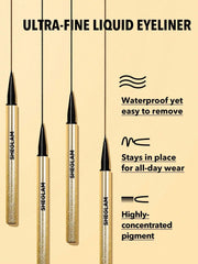 SHEGLAM Line & Define Waterproof Liquid Eyeliner-Brown Long Lasting Matte Eyeliner Pencil