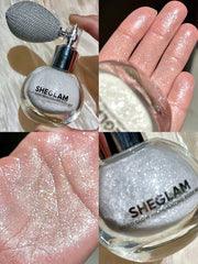 SHEGLAM Go Go Glow Highlighting Body Mist-Frosted Opal Body Glitter Powder Spray High-Shine Finish