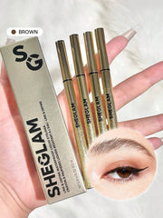 SHEGLAM Line & Define Waterproof Liquid Eyeliner-Brown Long Lasting Matte Eyeliner Pencil