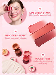 SHEGLAM Very Cherry Cheek & Lip Cream Stack