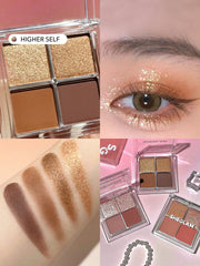 SHEGLAM Cosmic Crystal Eyeshadow Quad 4-Clolor Matte Glitter Eyeshadow