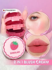 SHEGLAM Very Cherry Cheek & Lip Cream Stack