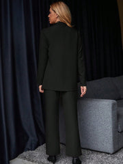 Calvaya Solid Color Suit Set