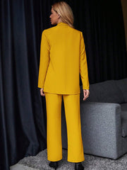 Calvaya Solid Color Suit Set