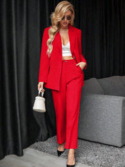 Calvaya Solid Color Suit Set
