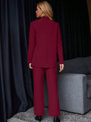 Calvaya Solid Color Suit Set