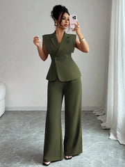 Elenzga Women's Elegant Casual Suit Set