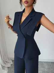 Elenzga Women's Elegant Casual Suit Set