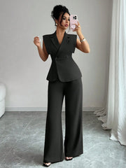 Elenzga Women's Elegant Casual Suit Set