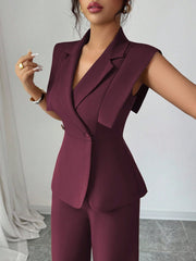 Elenzga Women's Elegant Casual Suit Set