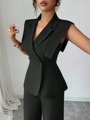 Elenzga Women's Elegant Casual Suit Set