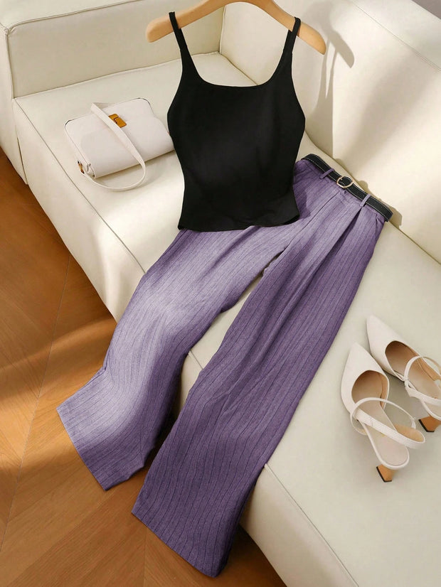 Franclia Women Two Pieces Outfits For Daily Wear