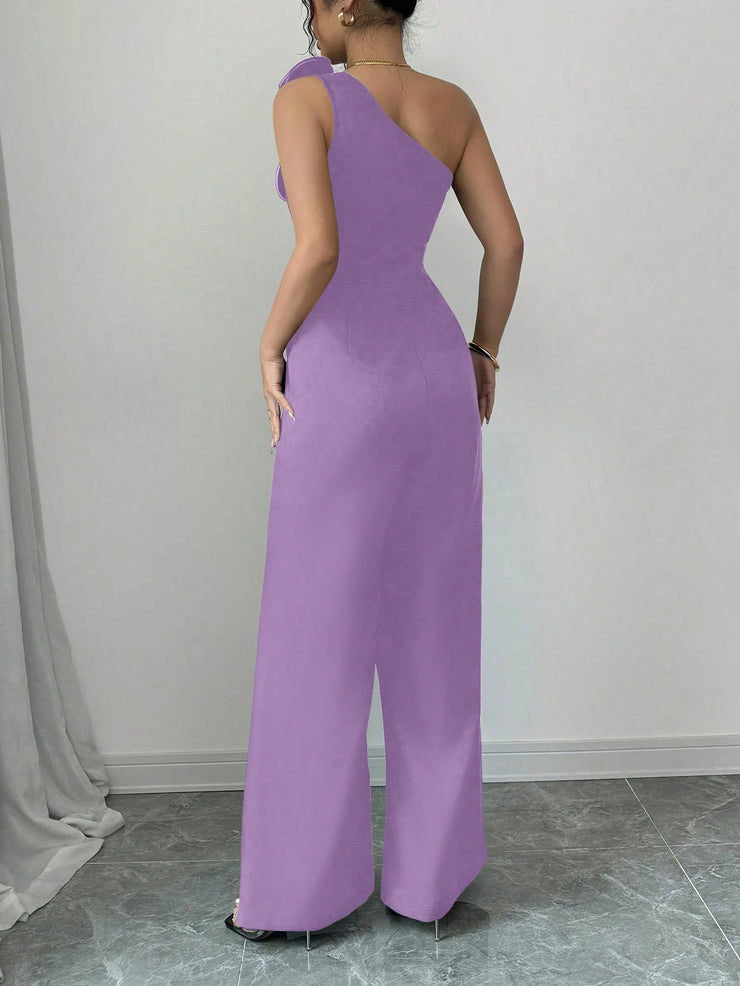Rafferiza Women 3D Floral Strapless Jumpsuit