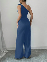 Rafferiza Women 3D Floral Strapless Jumpsuit
