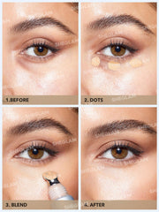 SHEGLAM Bright Eyes Cooling Concealer Cooling Metal Applicator Matte Liquid Concealer