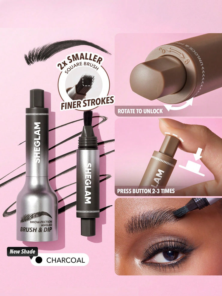 SHEGLAM Brow-Fection Angled Brush & Dip Like Strokes Liquid Eyebrow