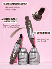 SHEGLAM Brow-Fection Angled Brush & Dip Like Strokes Liquid Eyebrow