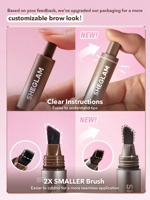 SHEGLAM Brow-Fection Angled Brush & Dip Like Strokes Liquid Eyebrow