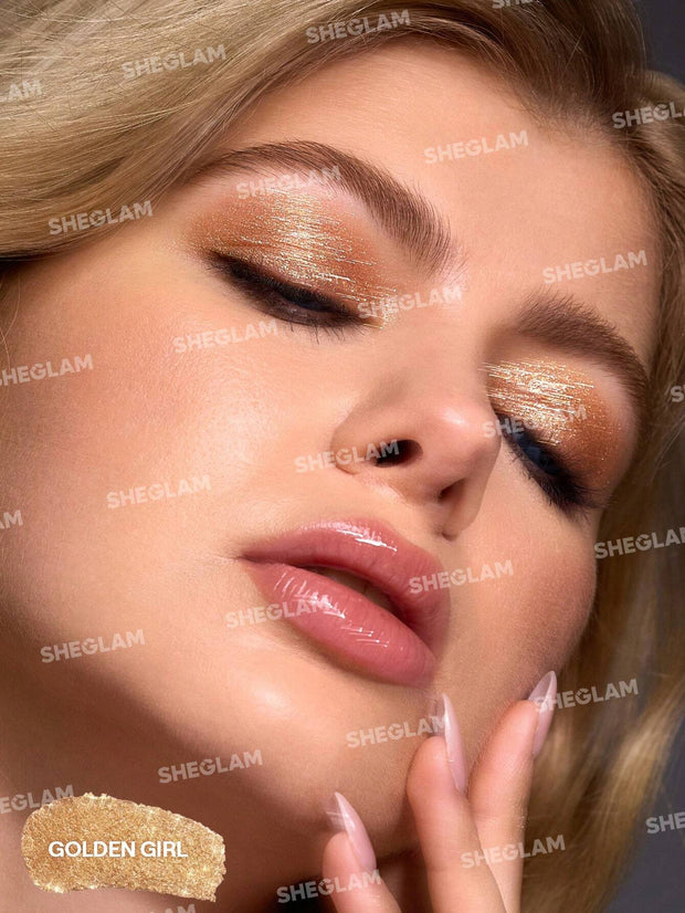 SHEGLAM Crystal Jelly Glaze Stick Multi-Use Single Eyeshadow Stick Glitter Shimmer