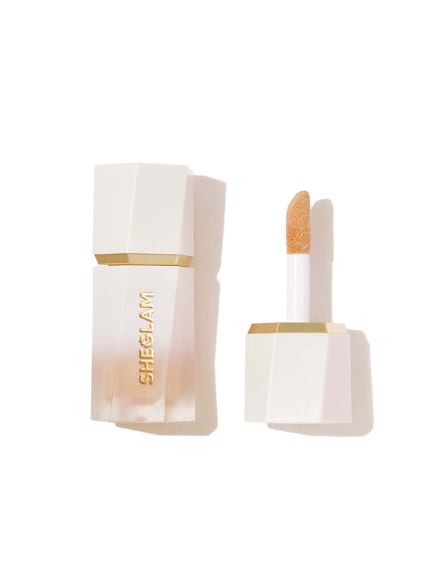 SHEGLAM Glow Bloom Liquid Highlighter-Vanilla Frost Gel Cream Highlighter Shimmer