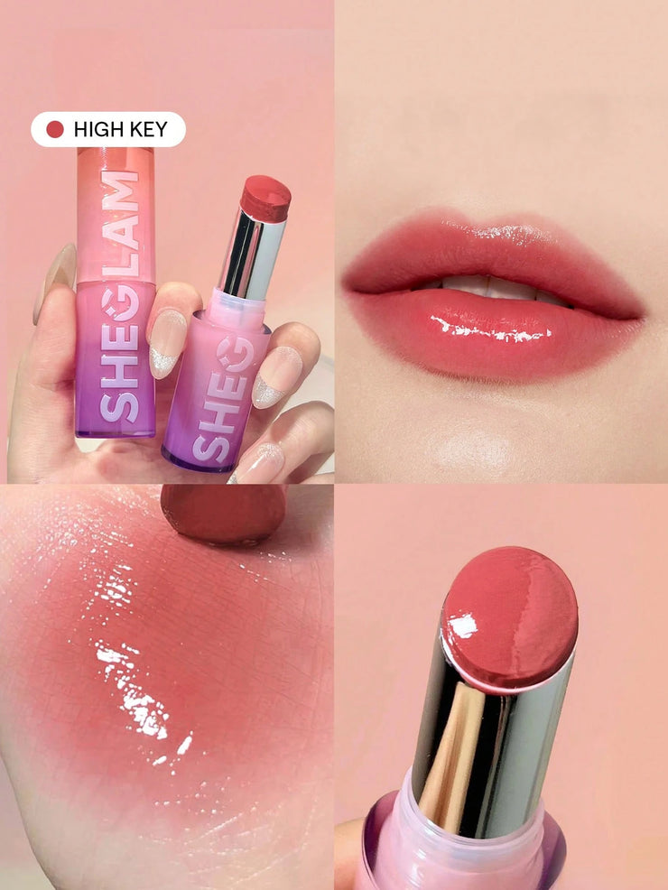 SHEGLAM Mirror Kiss High-Shine Lipstick 12 Colors High Gloss Shine Glitter Lipstick