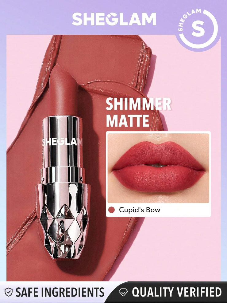 SHEGLAM Starlight Velvet Lipstick-Deep Under 10 Colors Shimmer Matte Long Lasting Lipstick