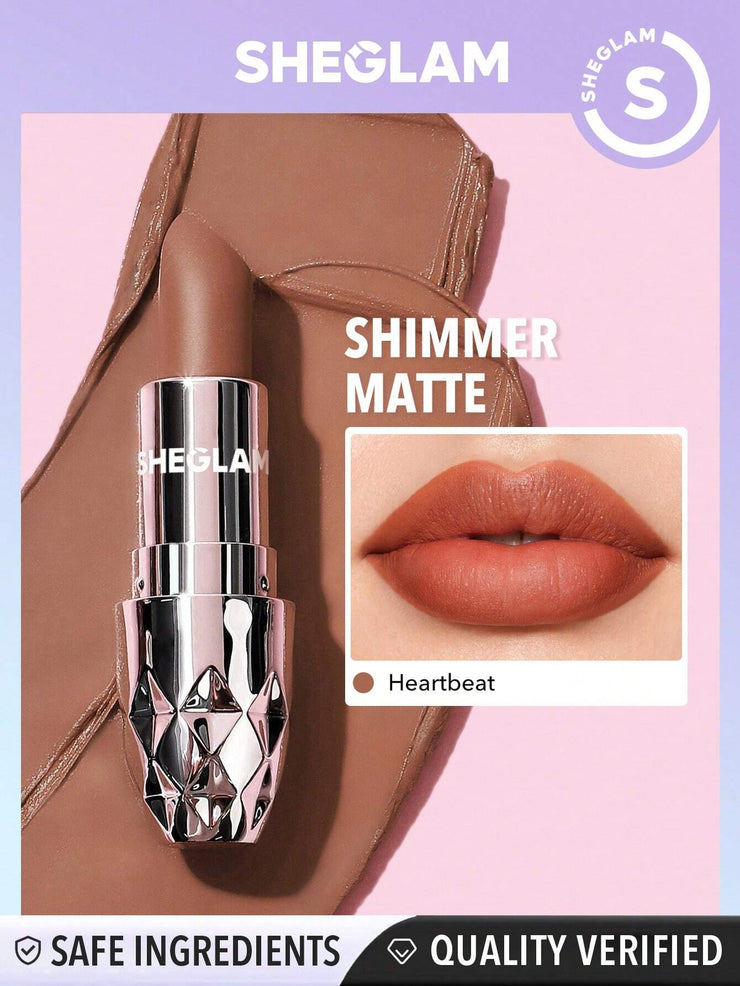 SHEGLAM Starlight Velvet Lipstick-Deep Under 10 Colors Shimmer Matte Long Lasting Lipstick