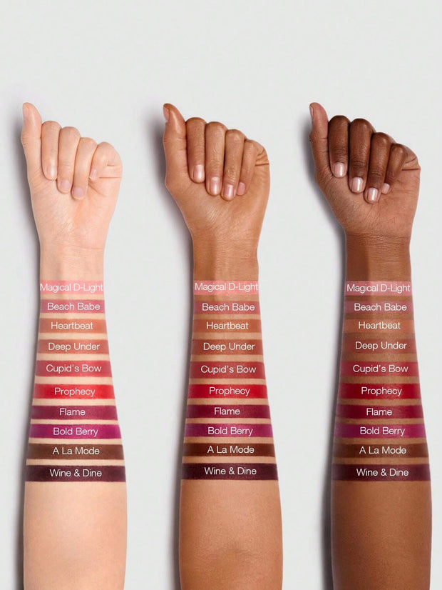 SHEGLAM Starlight Velvet Lipstick-Deep Under 10 Colors Shimmer Matte Long Lasting Lipstick