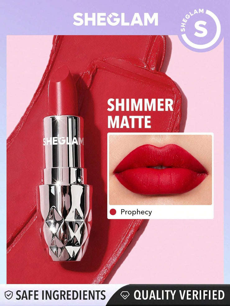 SHEGLAM Starlight Velvet Lipstick-Deep Under 10 Colors Shimmer Matte Long Lasting Lipstick