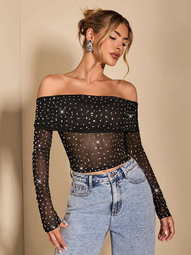 SHEIN BAE Women Summer Beach Vacation Daily Wear Nightclub Party Concert Onstage Performance Outfit