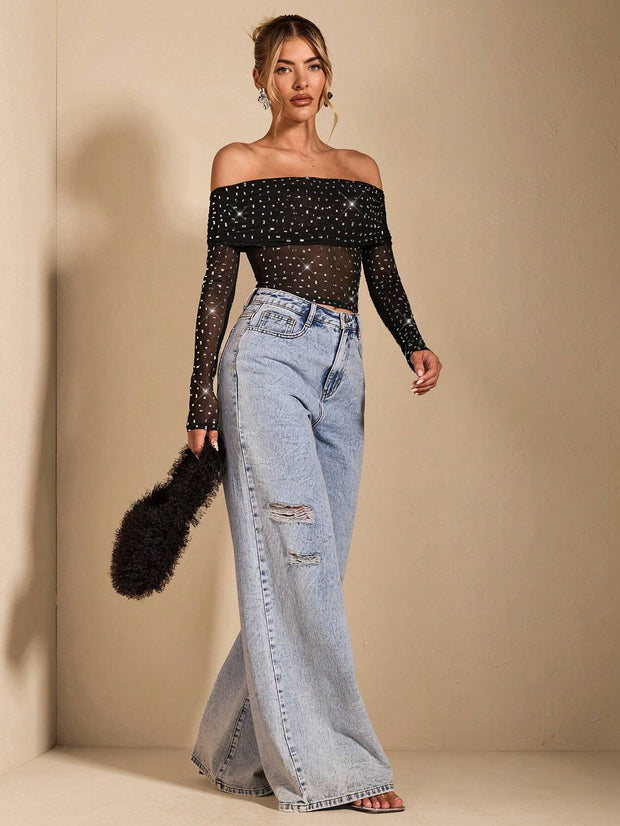 SHEIN BAE Women Summer Beach Vacation Daily Wear Nightclub Party Concert Onstage Performance Outfit