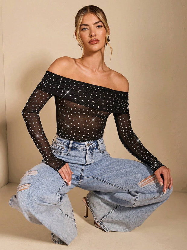 SHEIN BAE Women Summer Beach Vacation Daily Wear Nightclub Party Concert Onstage Performance Outfit
