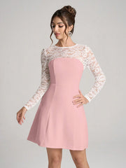 Poshira Women's Elegant Daily Wear Party Dress