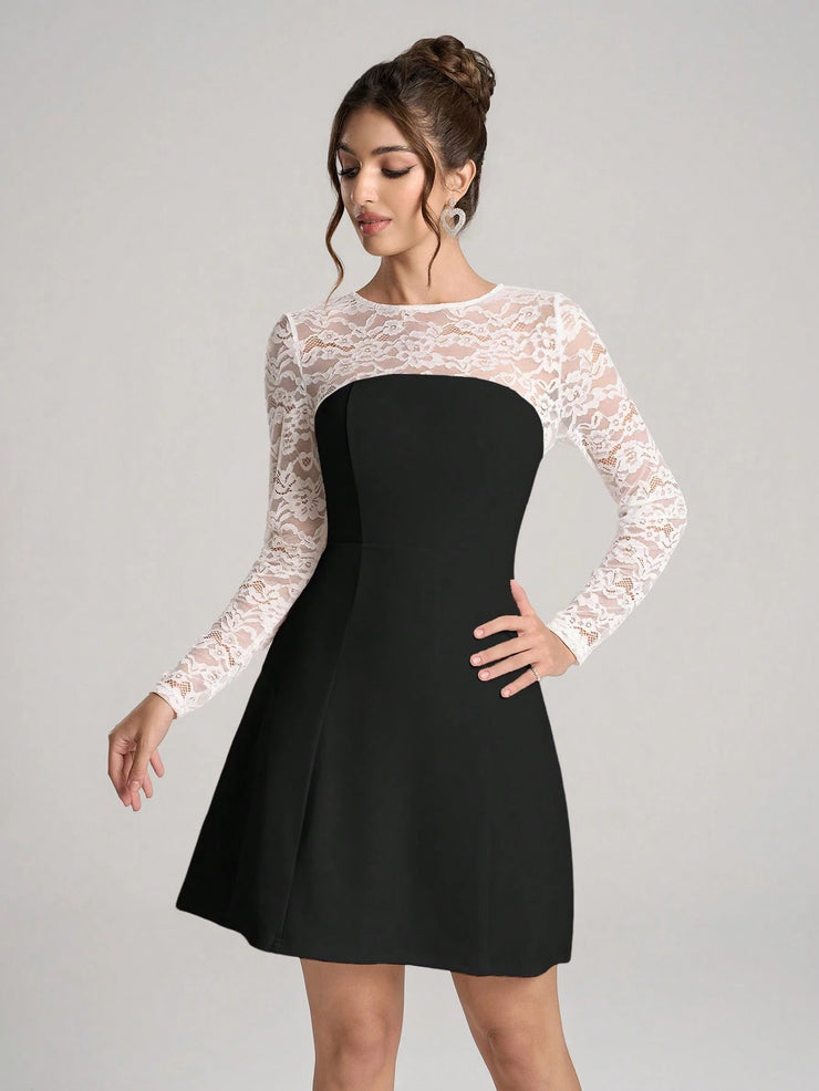 Poshira Women's Elegant Daily Wear Party Dress