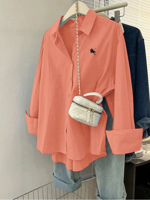 Women's Casual Versatile Simple Office Blouse